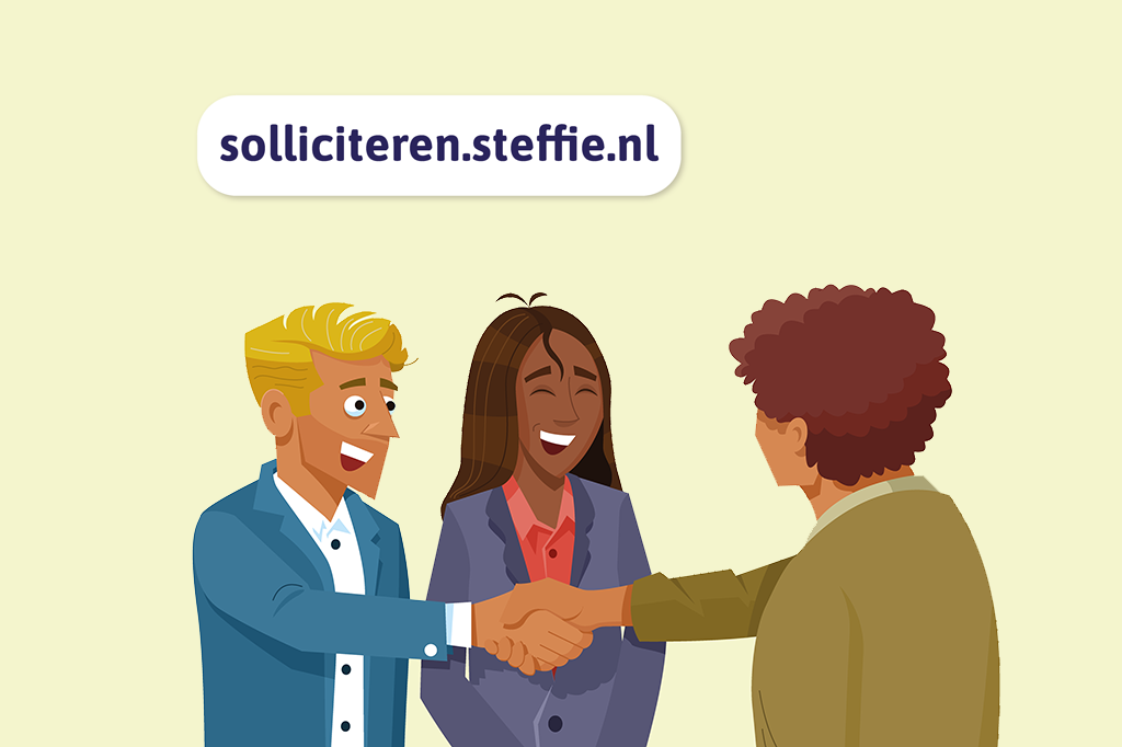 Solliciteren met Steffie Met deze sollicitatiehulp kun je stap voor stap oefenen voor een sollicitatiegesprek.